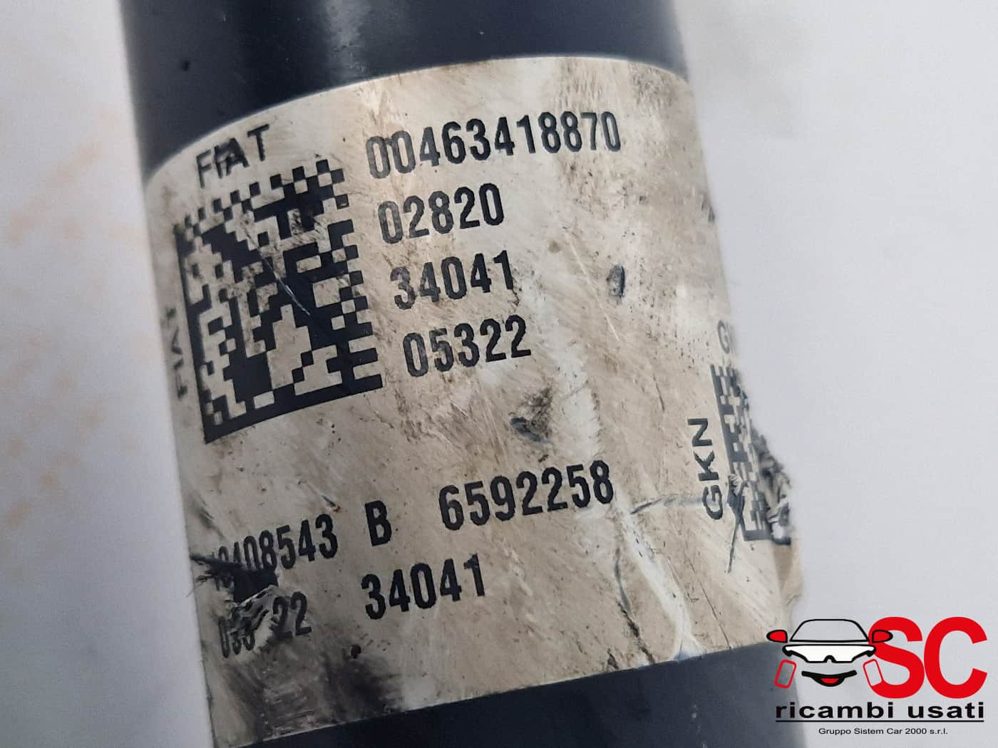 46341887 55270887 ALBERO DI TRASMISSIONE ALFA ROMEO Giulia Serie (952_) Diesel