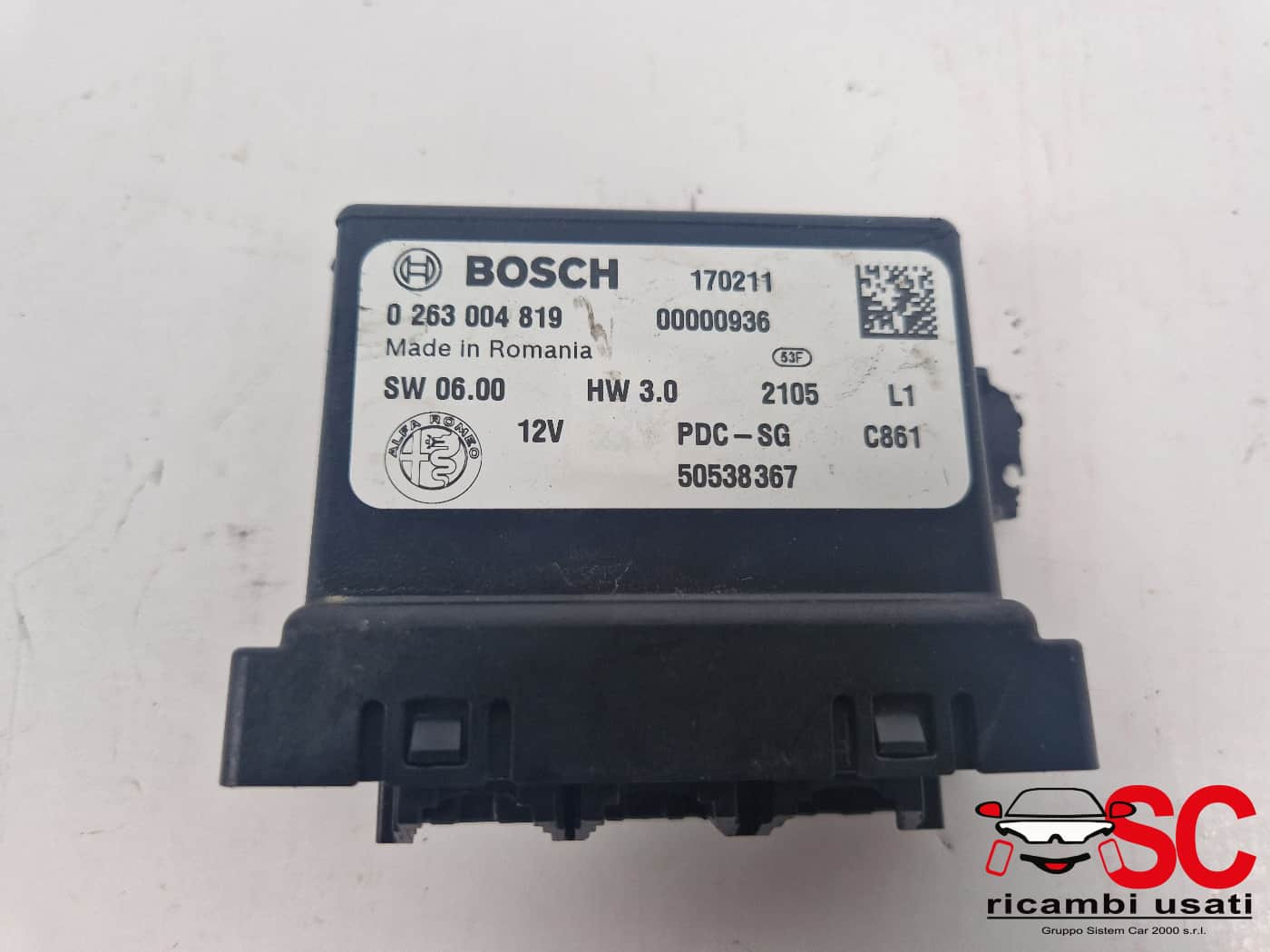 CENTRALINA SENSORI DI PARCHEGGIO ALFA ROMEO Giulia Serie (952_) 50538367 (16>)