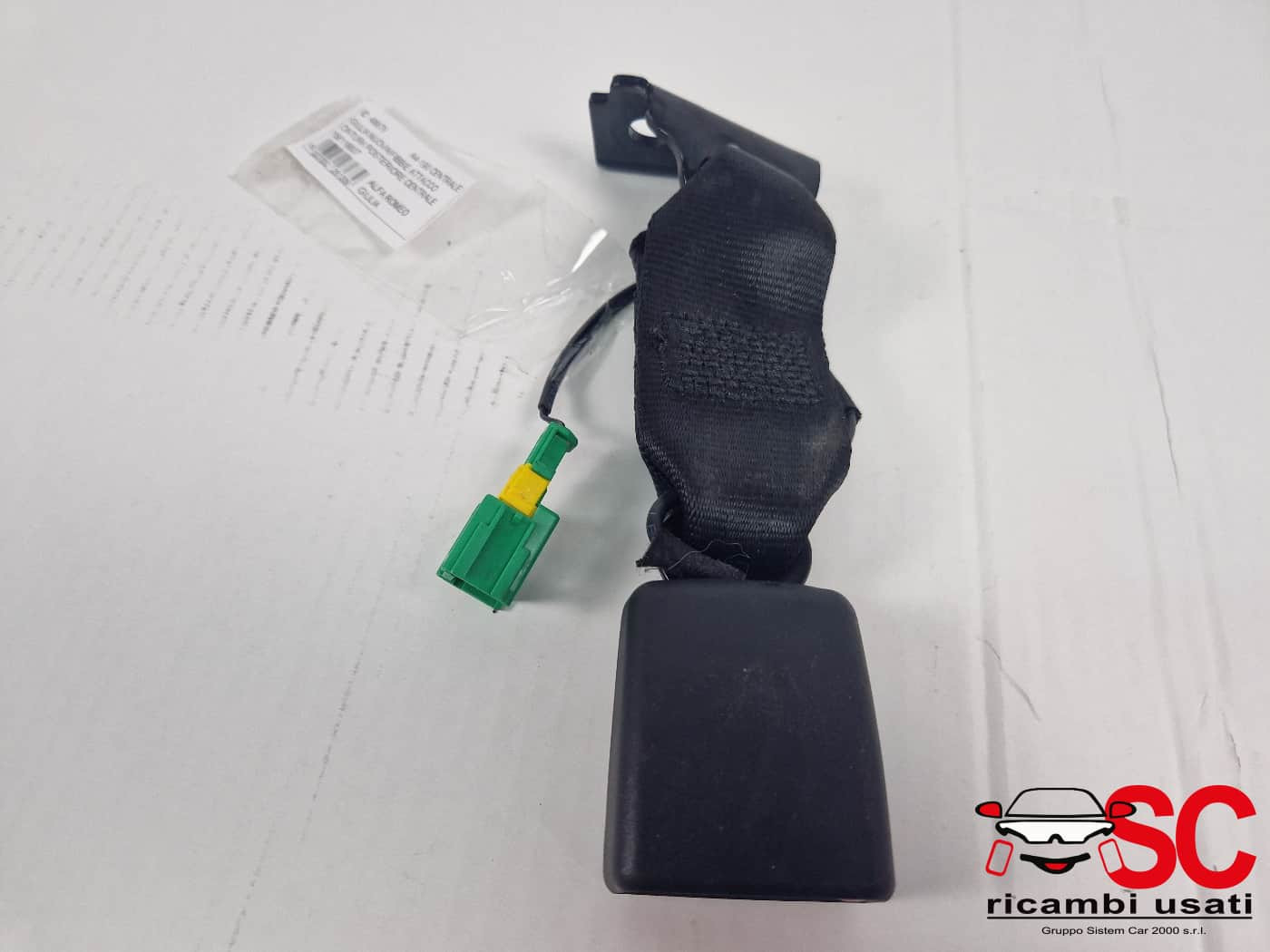 AGGANCIO CINTURA DI SICUREZZA POSTERIORE ALFA ROMEO Giulia Serie (952_) 156118807 (16>)