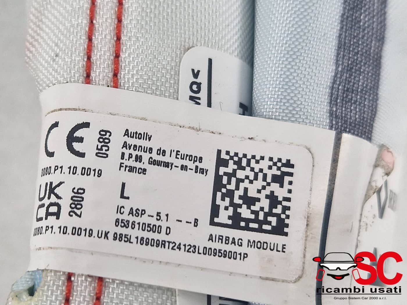 AIRBAG A TENDINA LATO SINISTRO DACIA Jogger Serie 985L16909R (21>)