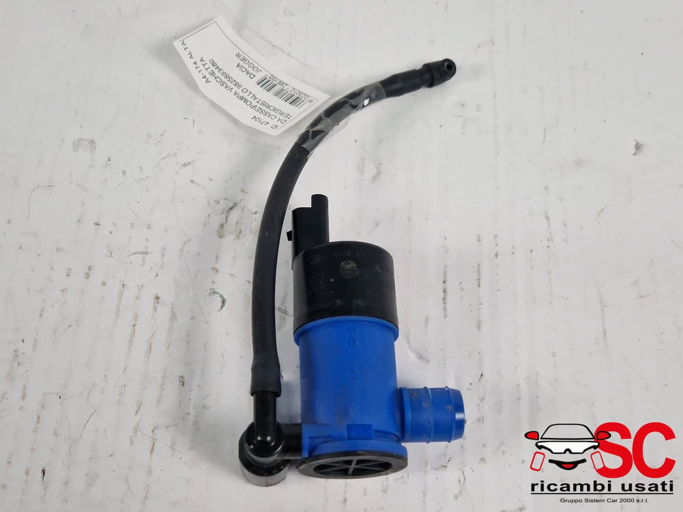 MOTORINO VASCHETTA TERGICRISTALLO DACIA Jogger Serie 9825893480 (21>)