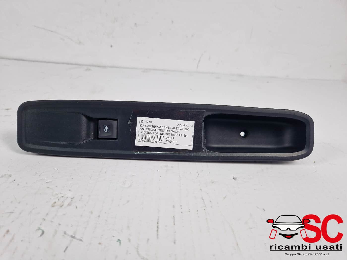 254118439R PULSANTE ALZAVETRO ANTERIORE DX DACIA Jogger Serie benzina
