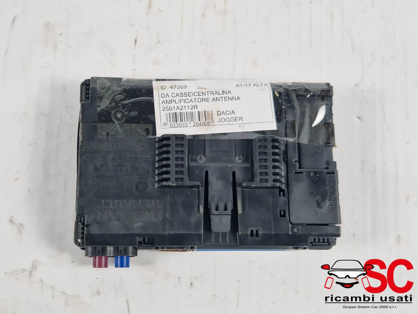 2591A2112R CENTRALINA AMPLIFICATORE DACIA Jogger Serie benzina