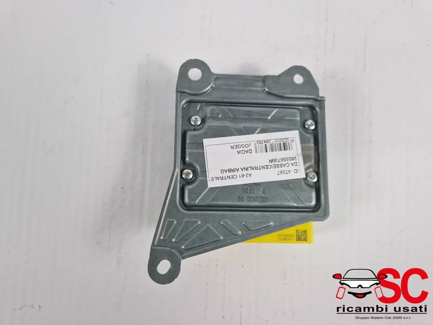 CENTRALINA AIRBAG DACIA Jogger Serie 285556739R (21>)