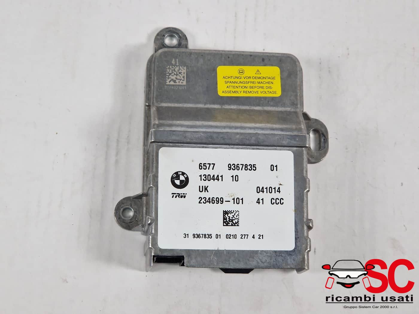 CENTRALINA AIRBAG BMW Serie 2 Active Tourer (F45) 65779367835 (14>18)