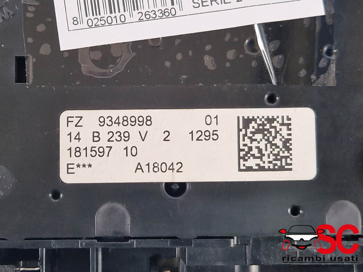 PLAFONIERA BMW Serie 2 Active Tourer (F45) 9348998 (14>18)