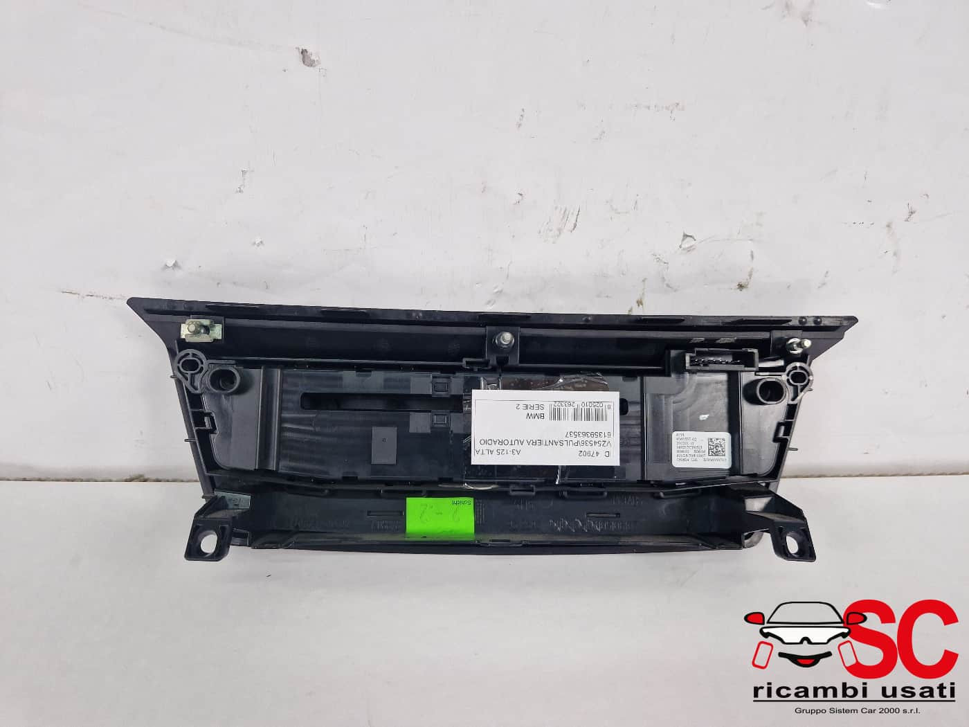 PULSANTIERA CONTROLLO NAVIGATORE/AUTORADIO BMW Serie 2 Active Tourer (F45) 61359363537 (14>18)