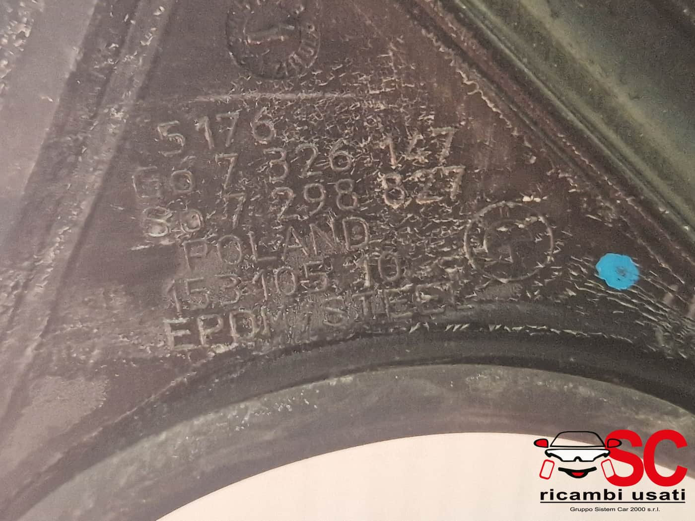 GUARNIZIONE PORTIERA ANTERIORE SINISTRA BMW Serie 2 Active Tourer (F45) 7326147 (14>18)