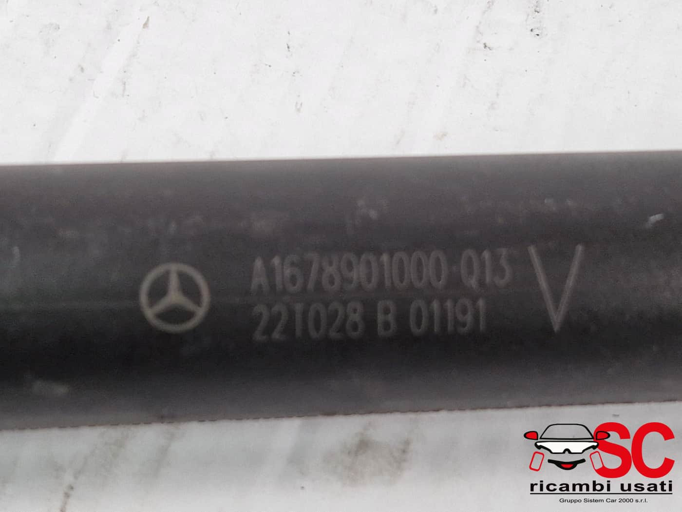 A1678901000 PISTONCINO COFANO POSTERIORE SINISTRO ELETTRICO MERCEDES GLE W167 diesel