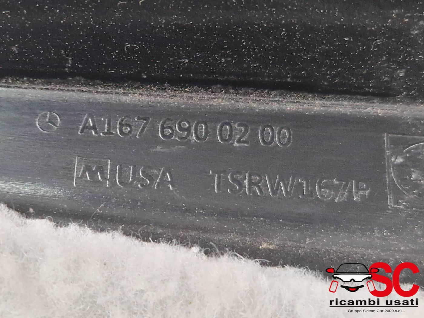 A1676900200 PANNELLO BATTIVALIGIA MERCEDES GLE W167 diesel