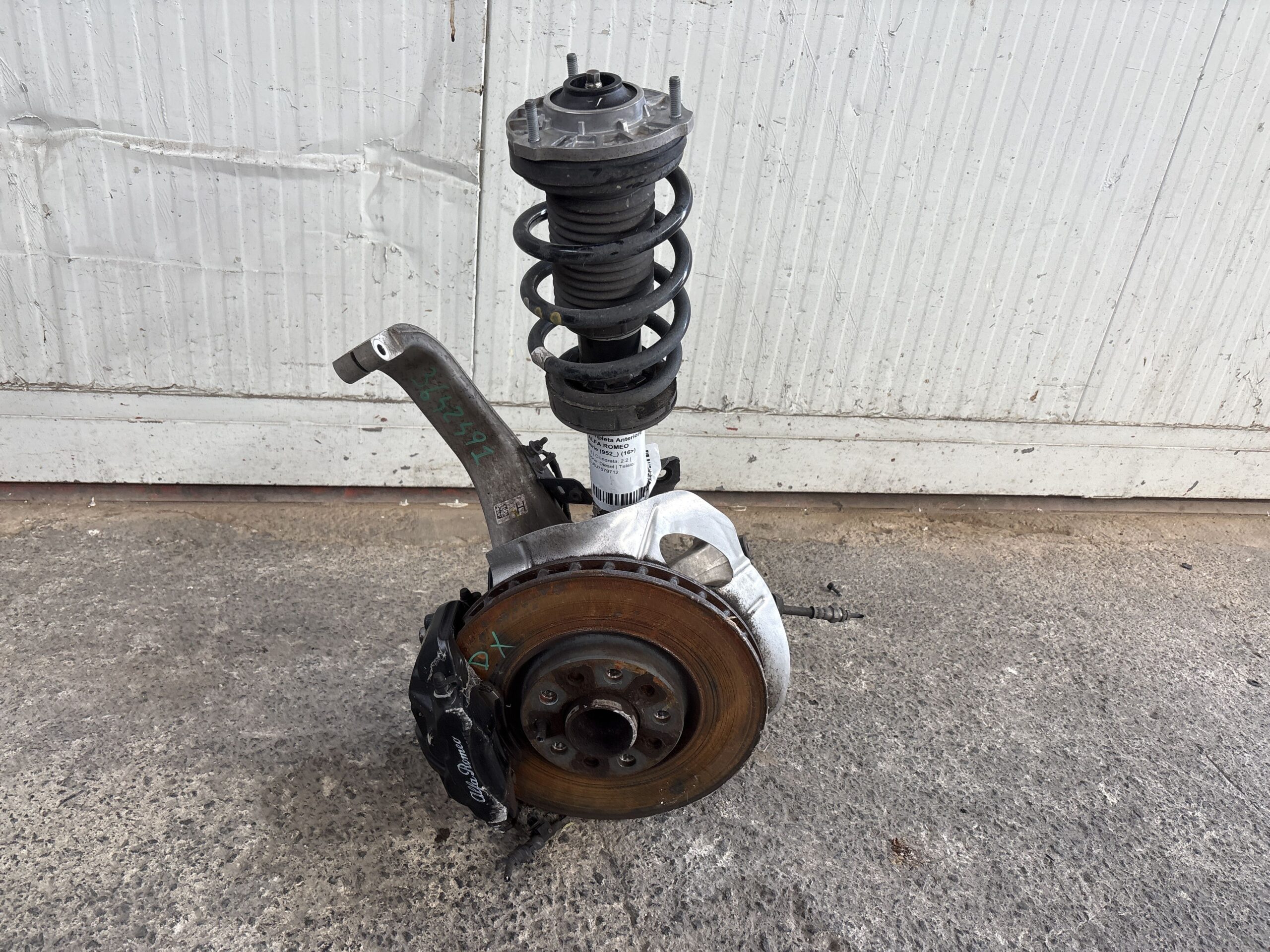 MASSA COMPLETA ANTERIORE DESTRA ALFA ROMEO Giulia Serie (952_) 50563149 (16>)
