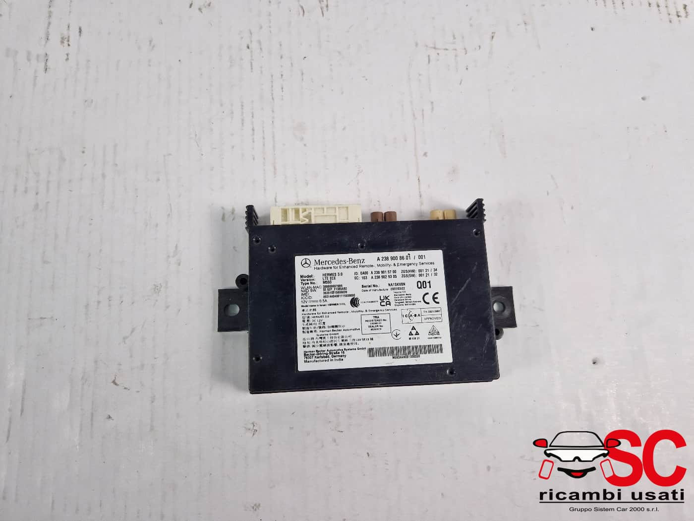 A2389008601 CENTRALINA MODULO DI CONTROLLO MERCEDES GLE W167 Diesel