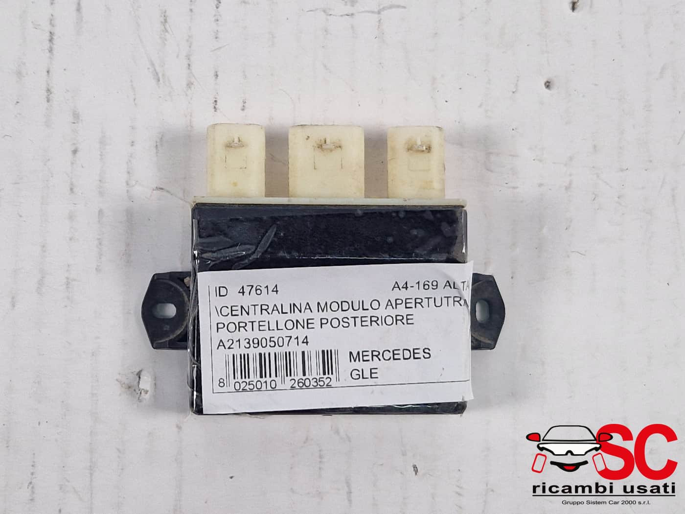 CENTRALINA PORTELLONE POSTERIORE MERCEDES GLE W167 A2139050714 (18>)