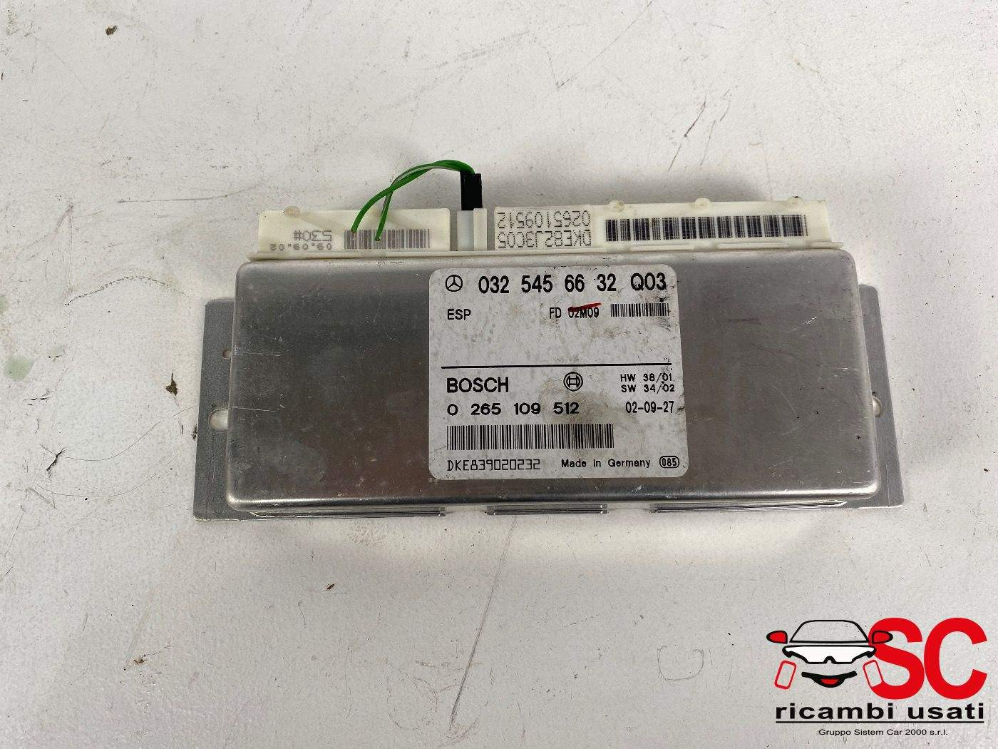 A0325456632 CENTRALINA ESP MERCEDES Classe E Berlina W211 diesel