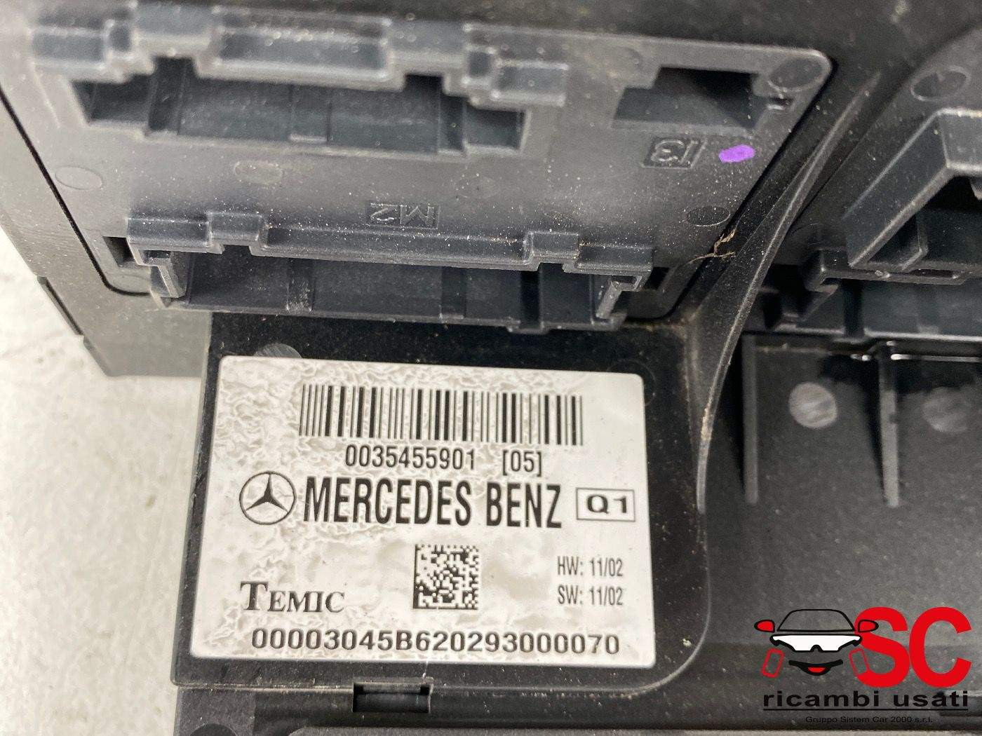 A0035455901 CENTRALINA SAM MERCEDES Classe E Berlina W211 diesel