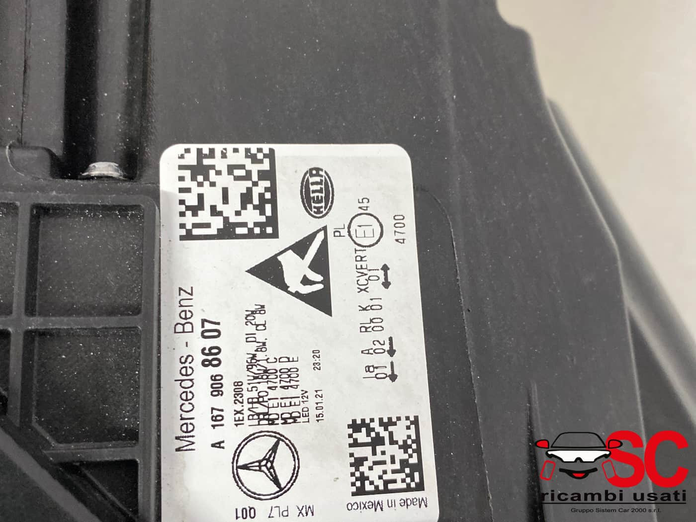 FARO ANTERIORE DESTRO MERCEDES GLE W167 A1679068607 (18>)