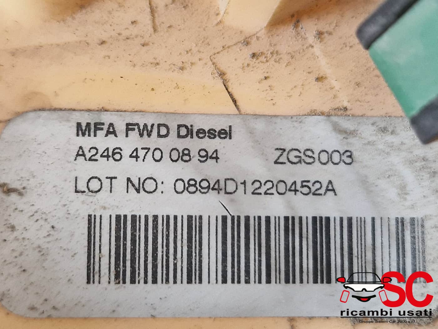 A2464700894 POMPA CARBURANTE MERCEDES Classe A Serie (W176) diesel