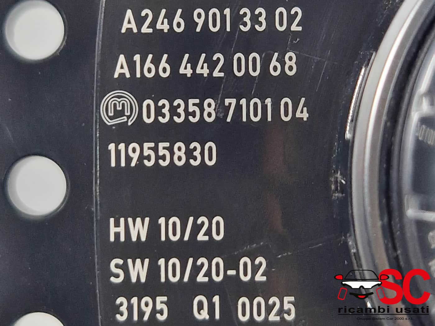 PULSANTIERA CONTROLLO NAVIGATORE/AUTORADIO MERCEDES Classe A Serie (W176) A2469009802 (12>18)