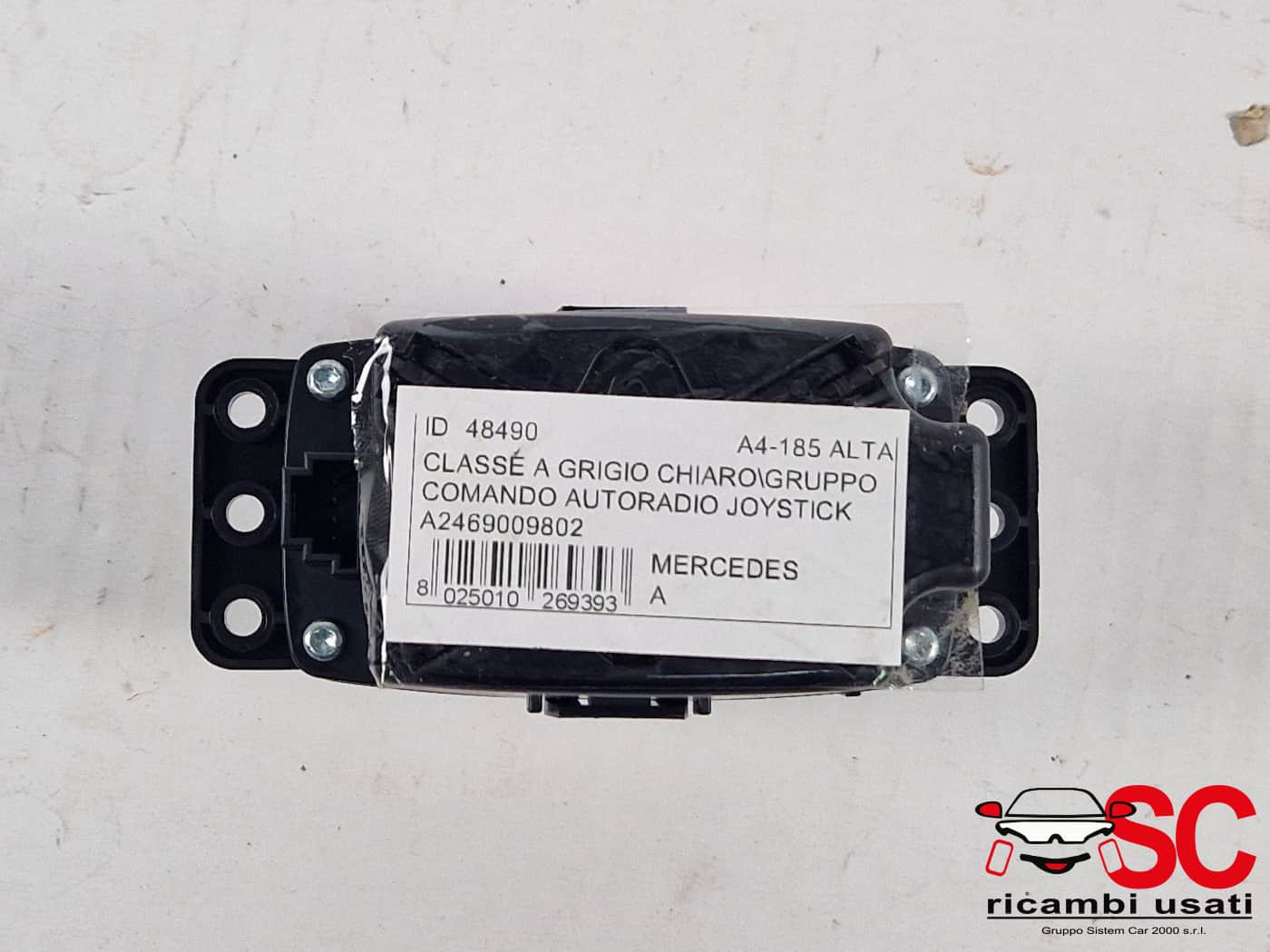 PULSANTIERA CONTROLLO NAVIGATORE/AUTORADIO MERCEDES Classe A Serie (W176) A2469009802 (12>18)