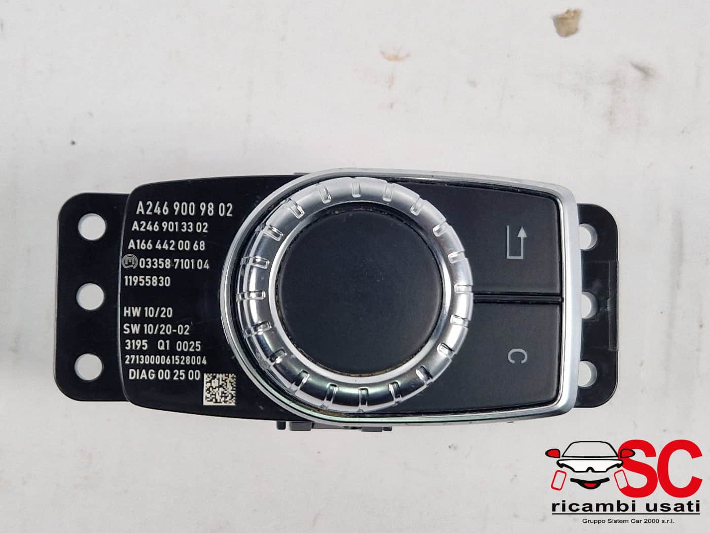 PULSANTIERA CONTROLLO NAVIGATORE/AUTORADIO MERCEDES Classe A Serie (W176) A2469009802 (12>18)