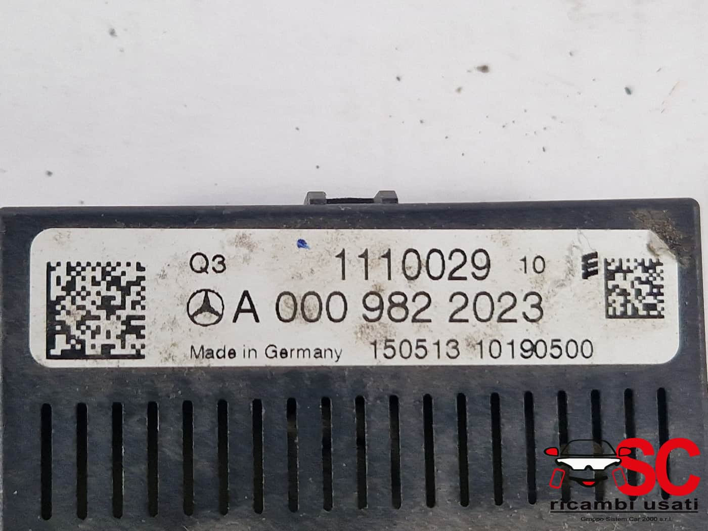 A0009822023 CENTRALINA BATTERIA MERCEDES Classe A Serie (W176) diesel