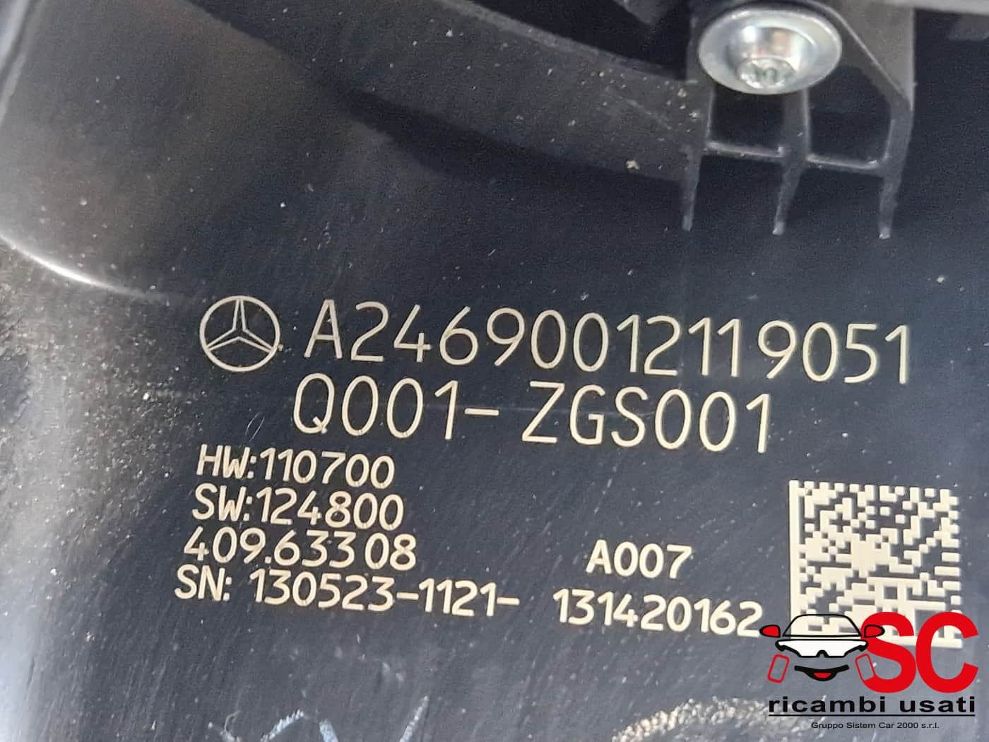 DEVIOLUCI MERCEDES Classe A Serie (W176) A2469001211 (12>18)