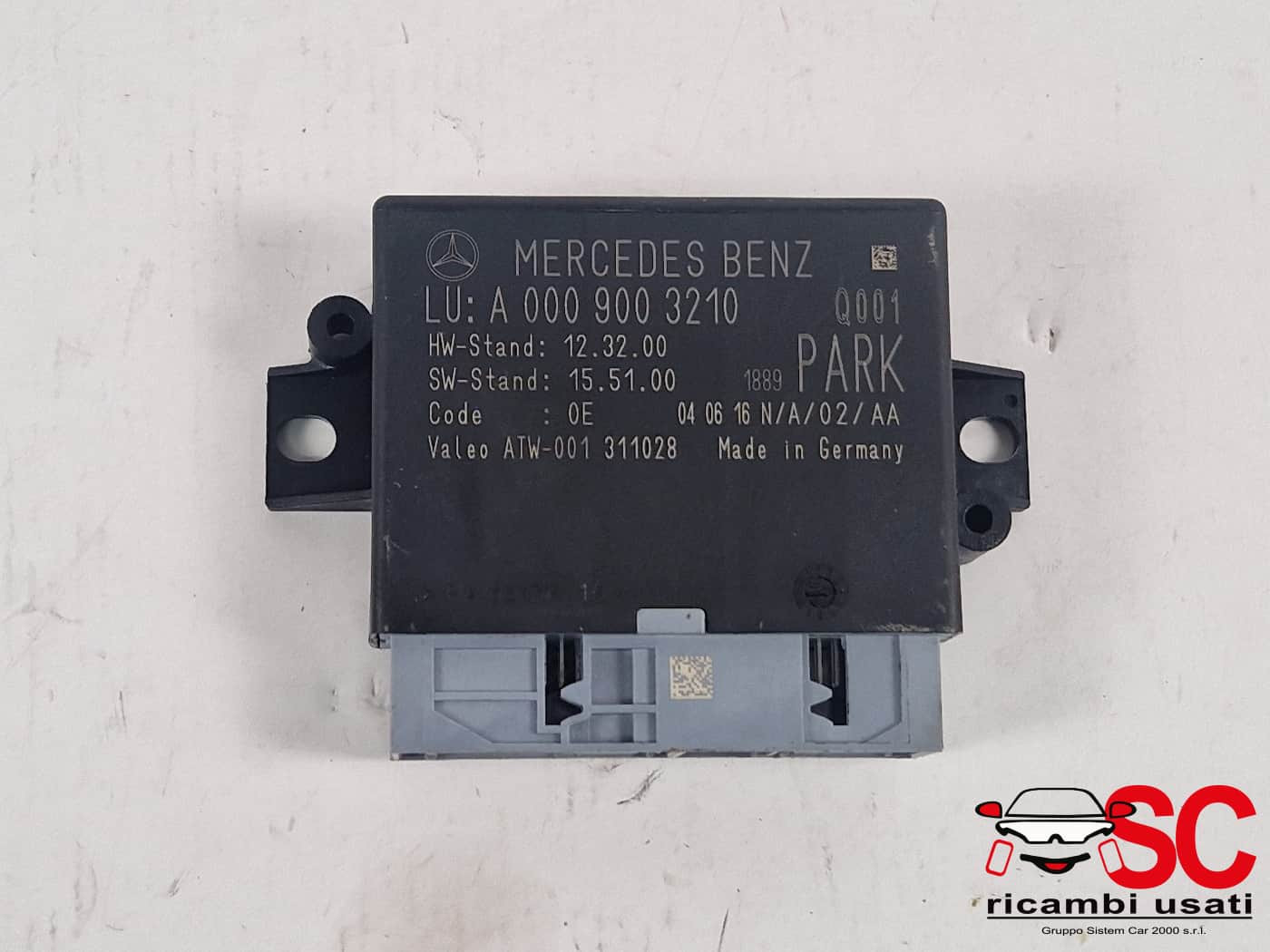 CENTRALINA SENSORI DI PARCHEGGIO MERCEDES Classe A Serie (W176) A0009003210 (12>18)