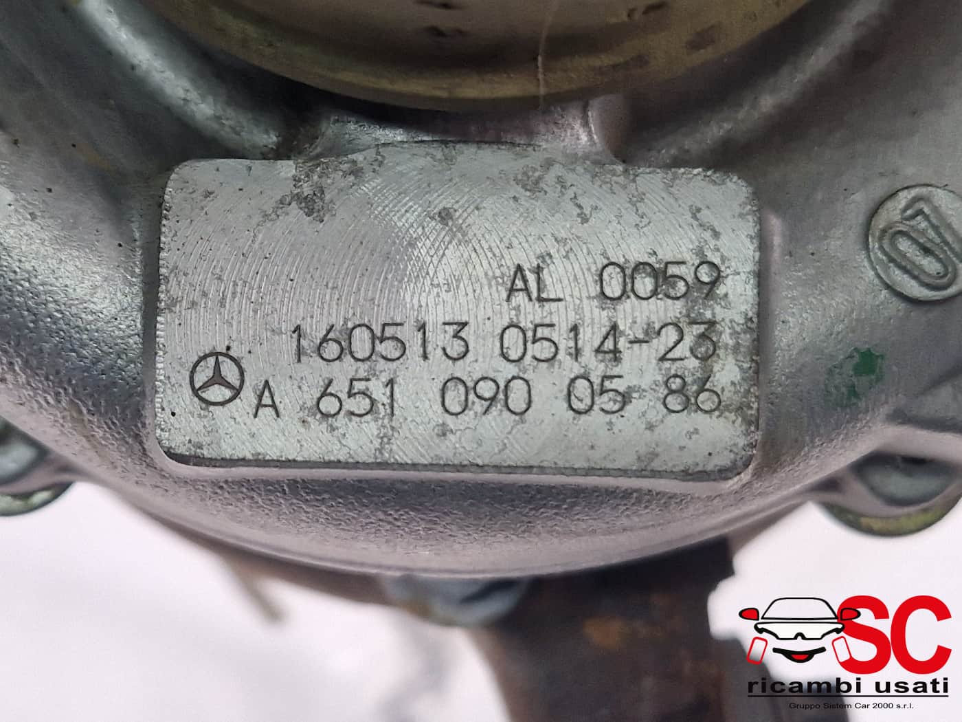 A6510900586 TURBINA MERCEDES Classe A Serie (W176) Diesel