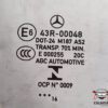 VETRO FISSO POSTERIORE DX MERCEDES Classe A Serie (W176) A1767300400 (12>18)