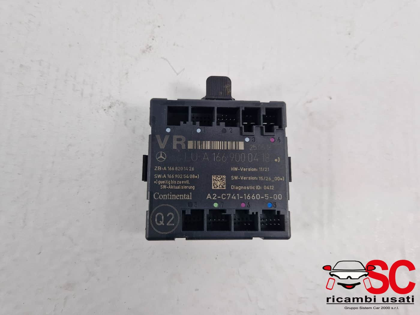 CENTRALINA PORTA DX PASSEGGERO MERCEDES Classe A Serie (W176) A1669000418 (12>18)