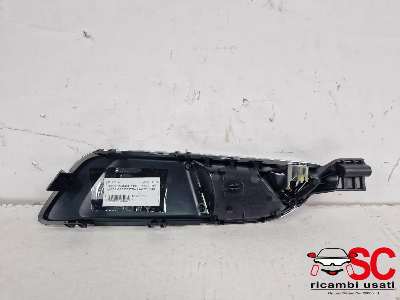 MANIGLIA INTERNA ANTERIORE DESTRA MERCEDES Classe A Serie (W176) A2467201248 (12>18)