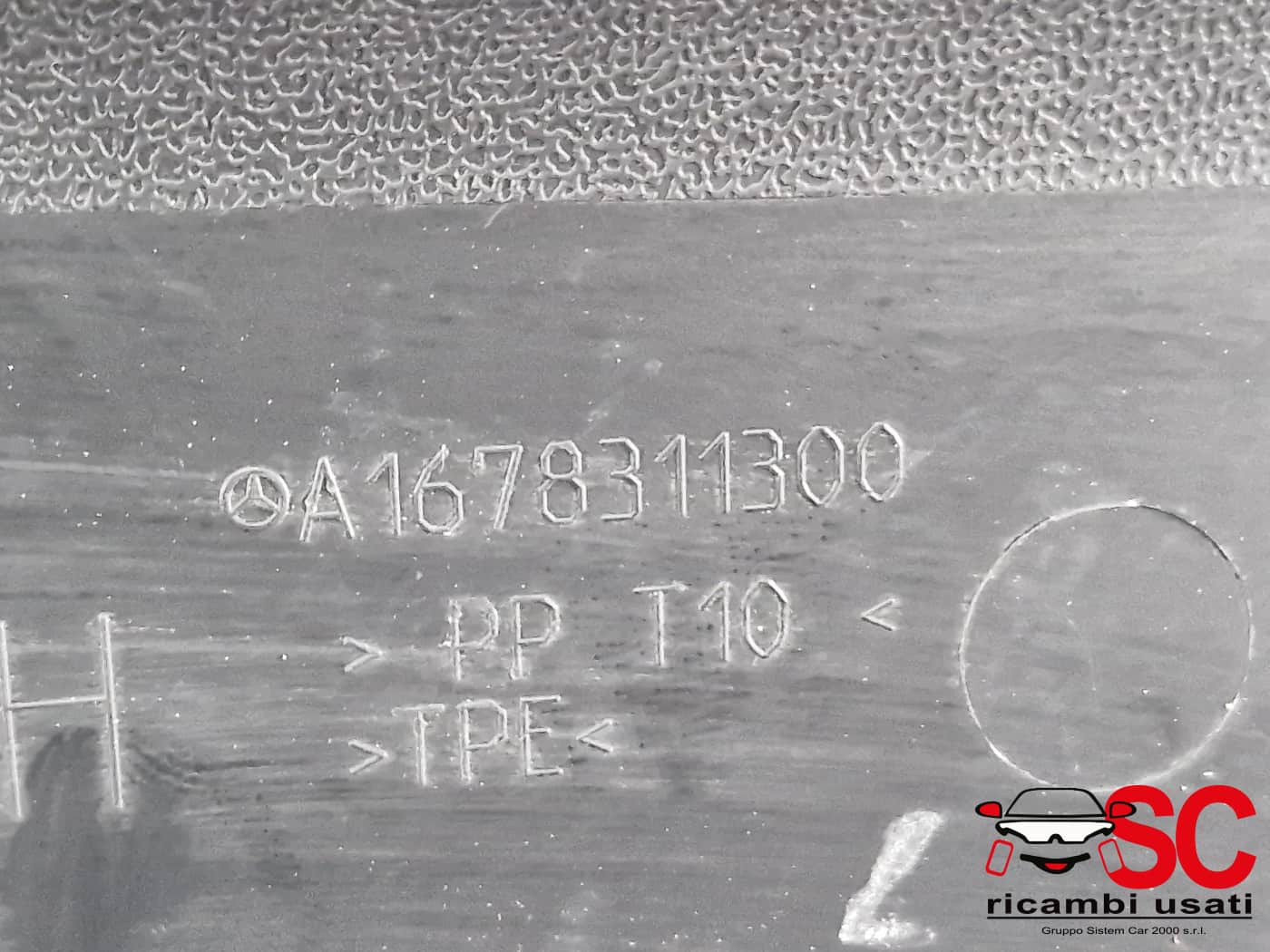 A1678311300 GRONDINA SOTTOPARABREZZA MERCEDES GLE W167 diesel