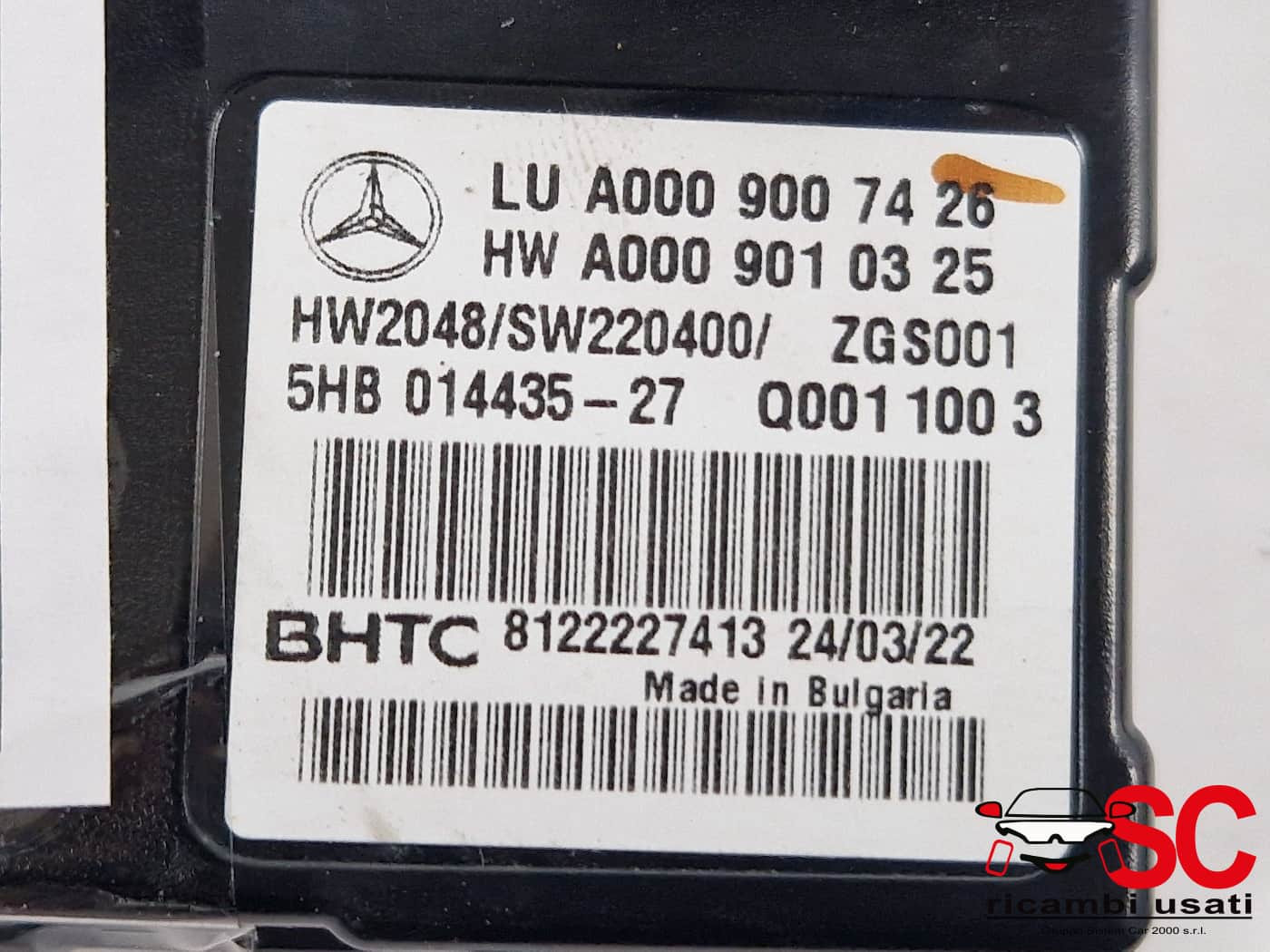 A0009007426 CENTRALINA ARIA CONDIZIONATA MERCEDES GLE W167 diesel