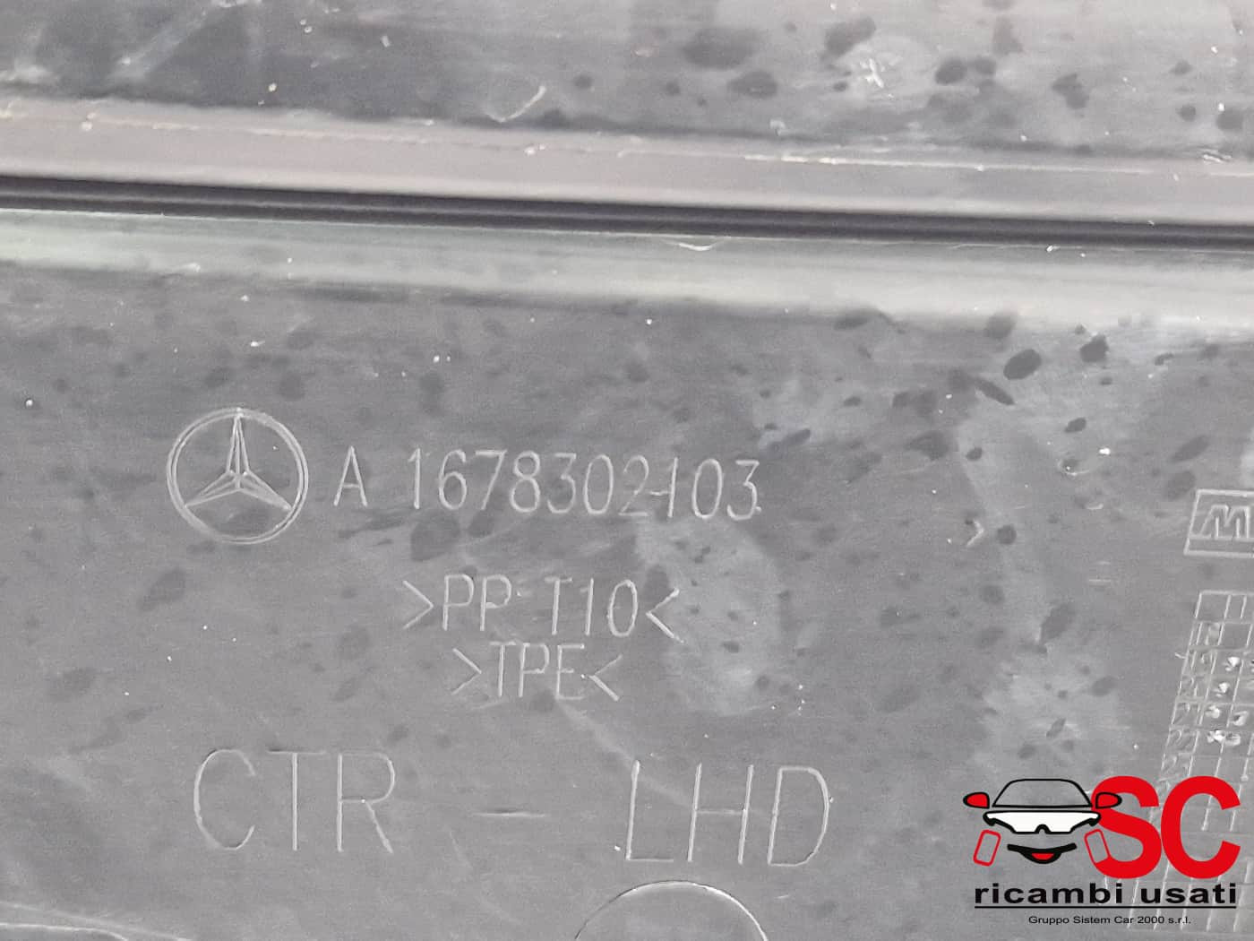 A1678302103 GRONDINA SOTTOPARABREZZA MERCEDES GLE W167 diesel
