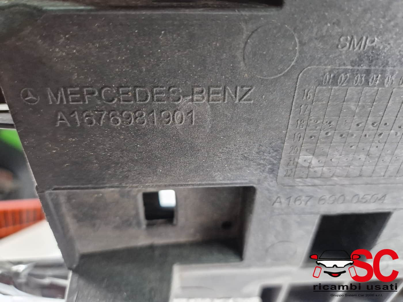 A1676981901 SUPPORTO MINIGONNA MERCEDES GLE W167 diesel