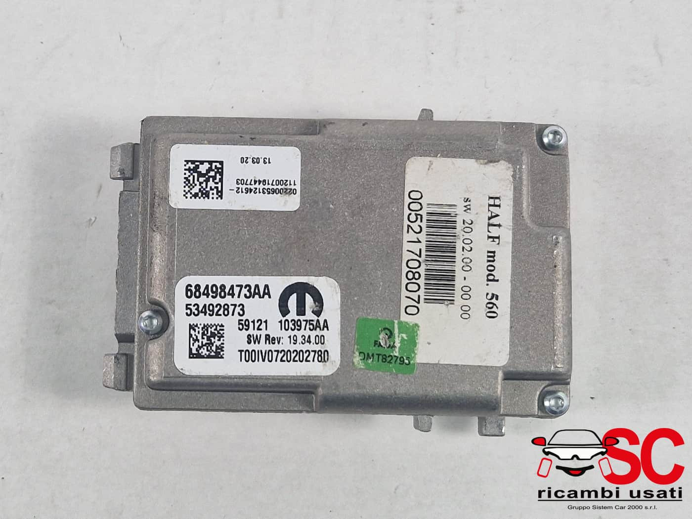 TELECAMERA ANTERIORE JEEP Compass Serie 52170807 (16>)