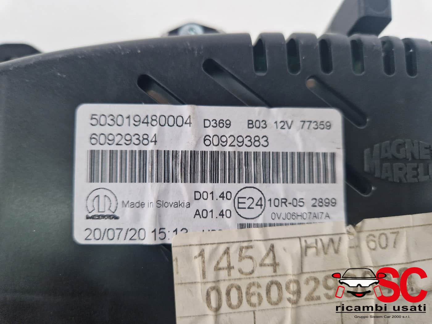QUADRO STRUMENTI JEEP Compass Serie 60929384 (16>)