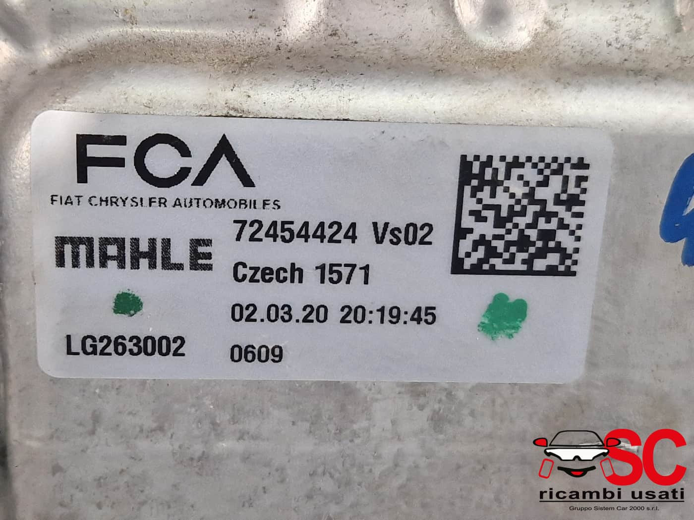 46341559 COLLETTORE ASPIRAZIONE JEEP Compass Serie Diesel