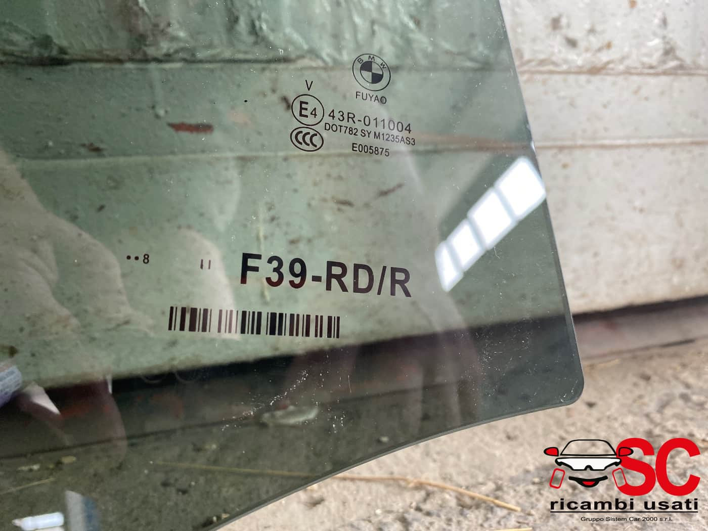VETRO SCENDENTE POSTERIORE DESTRO BMW X2 F39 (18>)