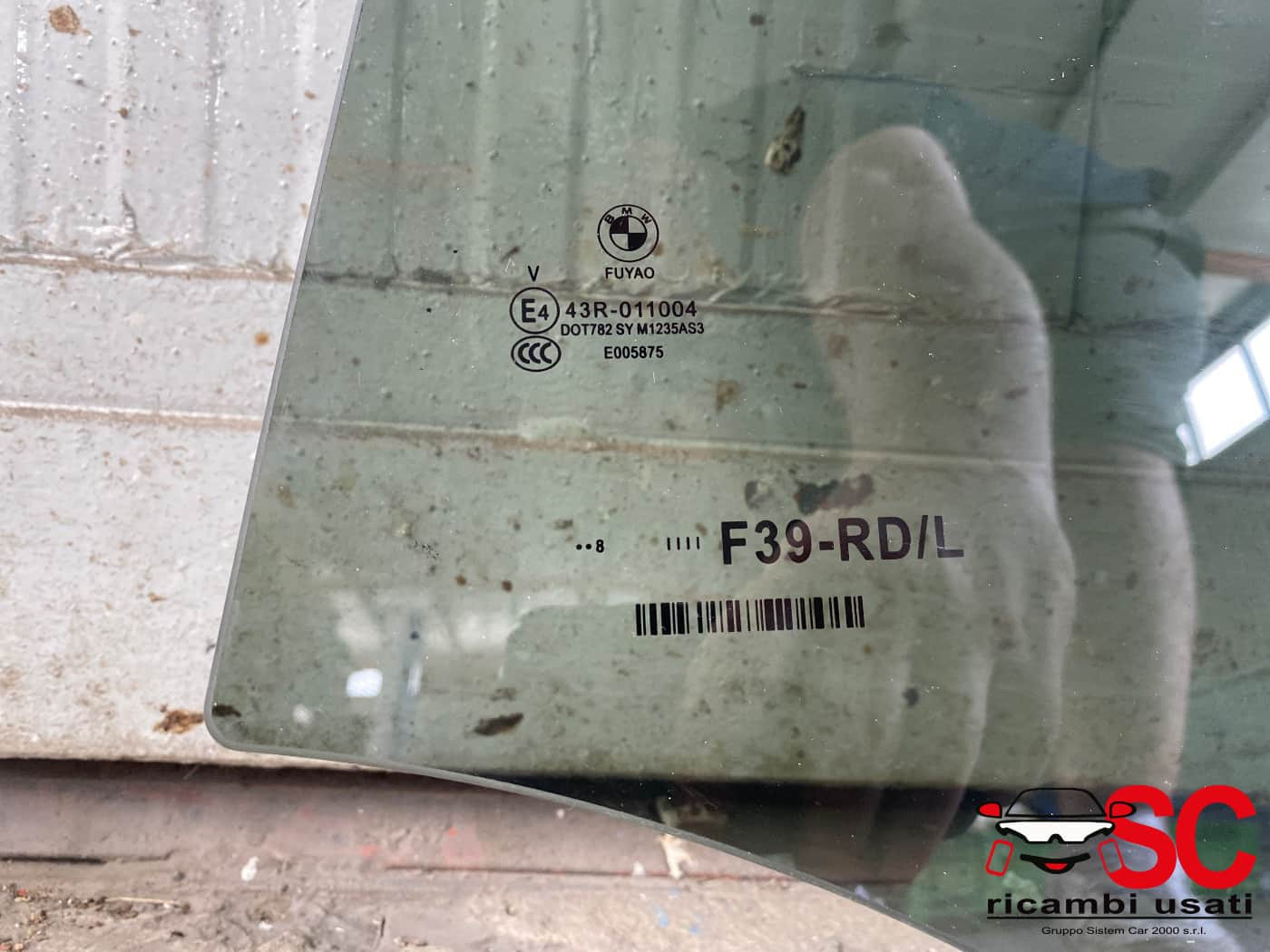 VETRO SCENDENTE POSTERIORE SINISTRO BMW X2 F39 (18>)