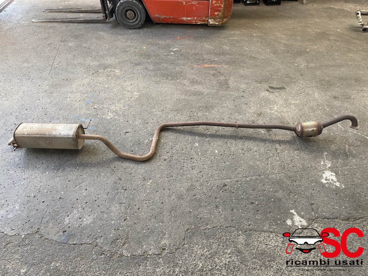 MARMITTA COMPLETA DI TERMINALE SCARICO FORD Fiesta 6° Serie 2184221 (08>17)