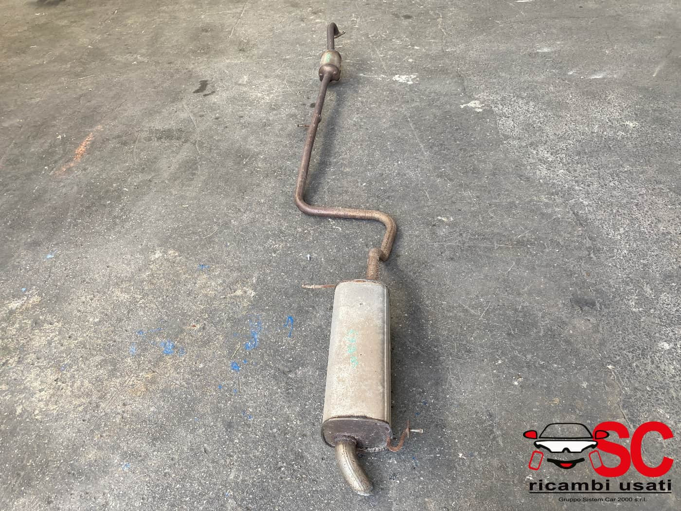 MARMITTA COMPLETA DI TERMINALE SCARICO FORD Fiesta 6° Serie 2184221 (08>17)