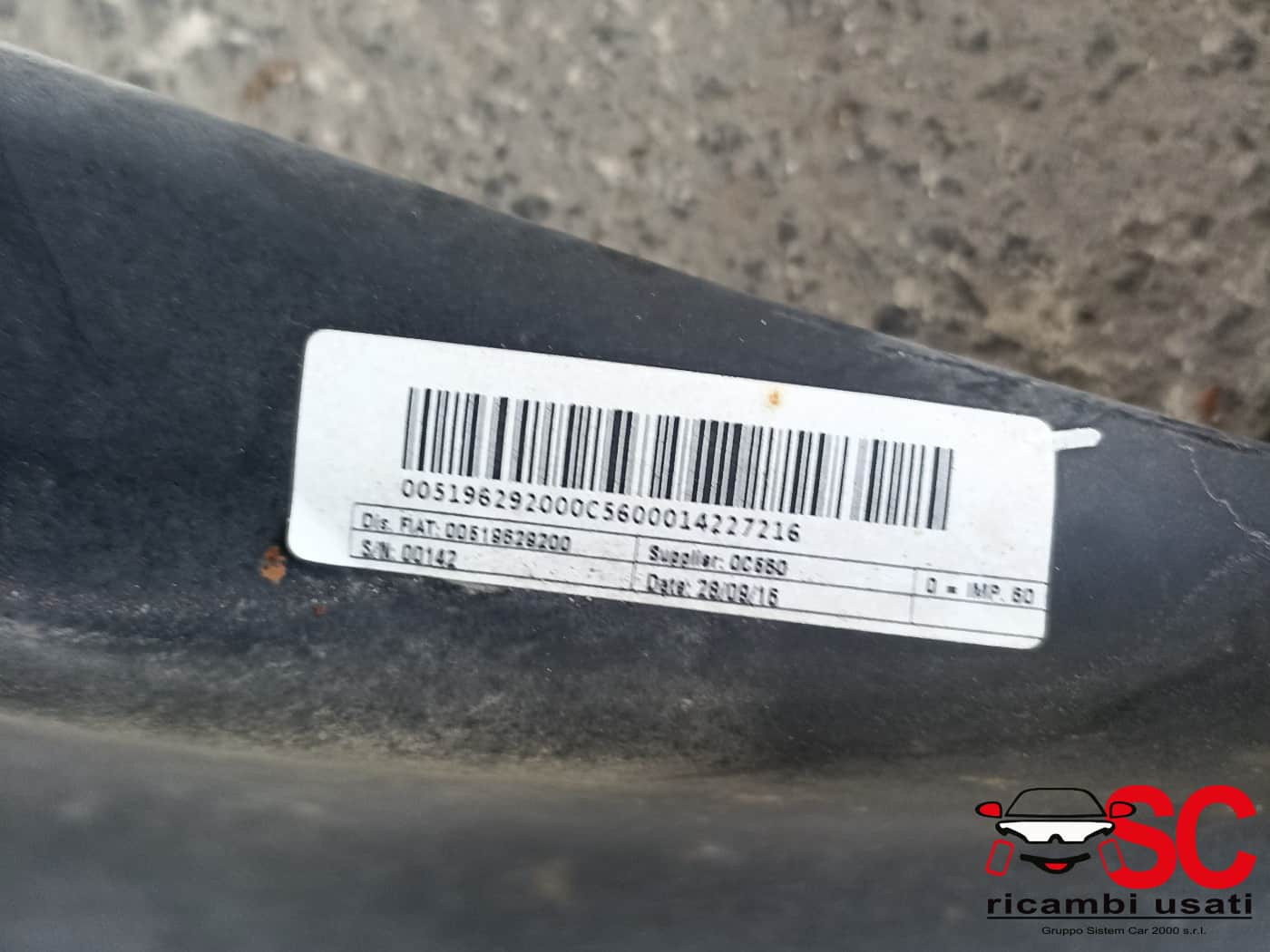 ASSALE POSTERIORE FIAT Panda 3° Serie 00519629200 Diesel (12>)