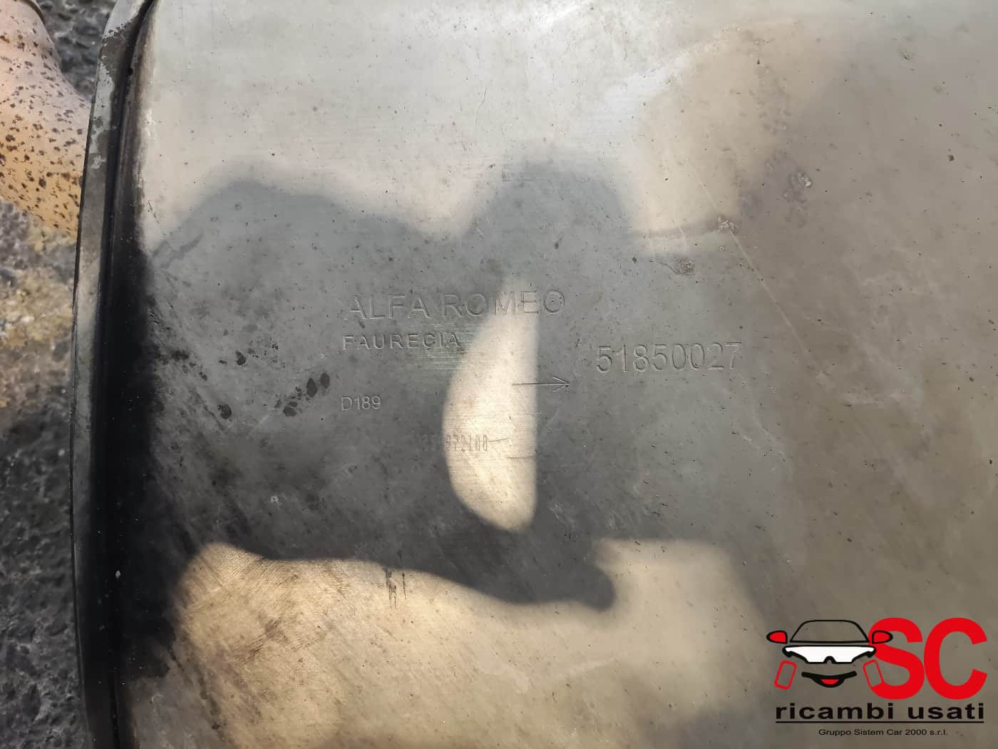 MARMITTA COMPLETA DI TERMINALE SCARICO ALFA ROMEO Giulietta Serie (940_) 51850027 (13>)