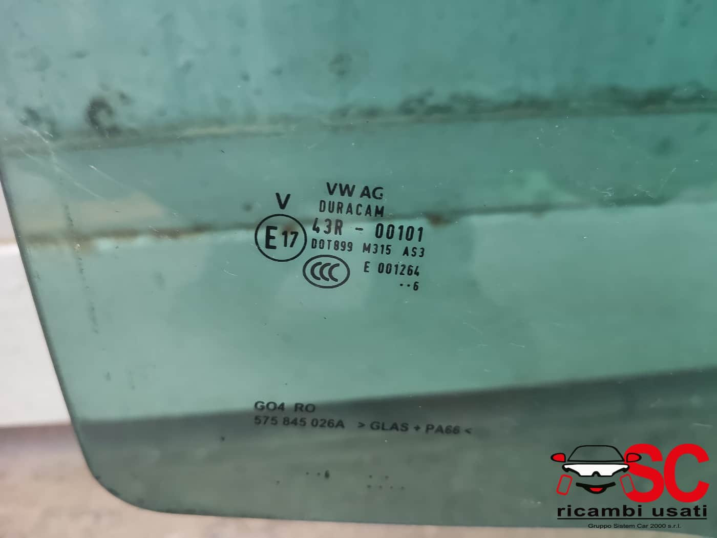 VETRO SCENDENTE POSTERIORE DESTRO SEAT Ateca Serie (16>)
