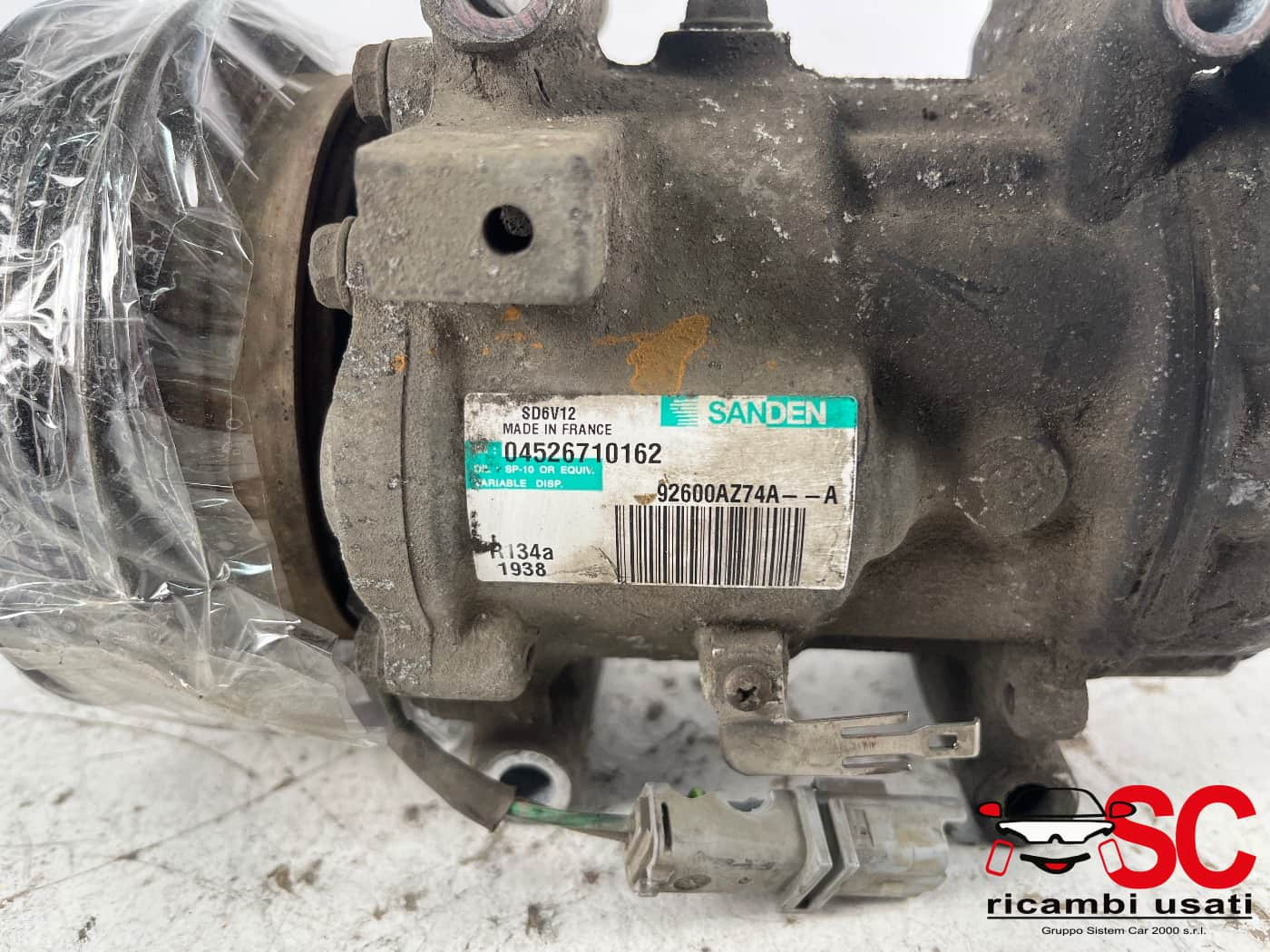 92600AZ74A COMPRESSORE ARIA CONDIZIONATA NISSAN Juke Serie F15 Diesel