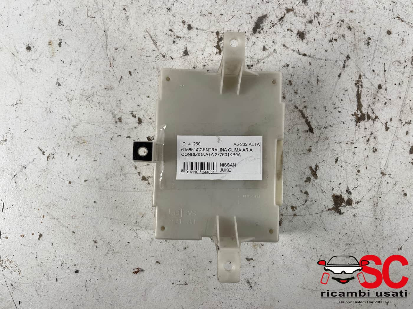 277601KB0A CENTRALINA ARIA CONDIZIONATA NISSAN Juke Serie F15 diesel