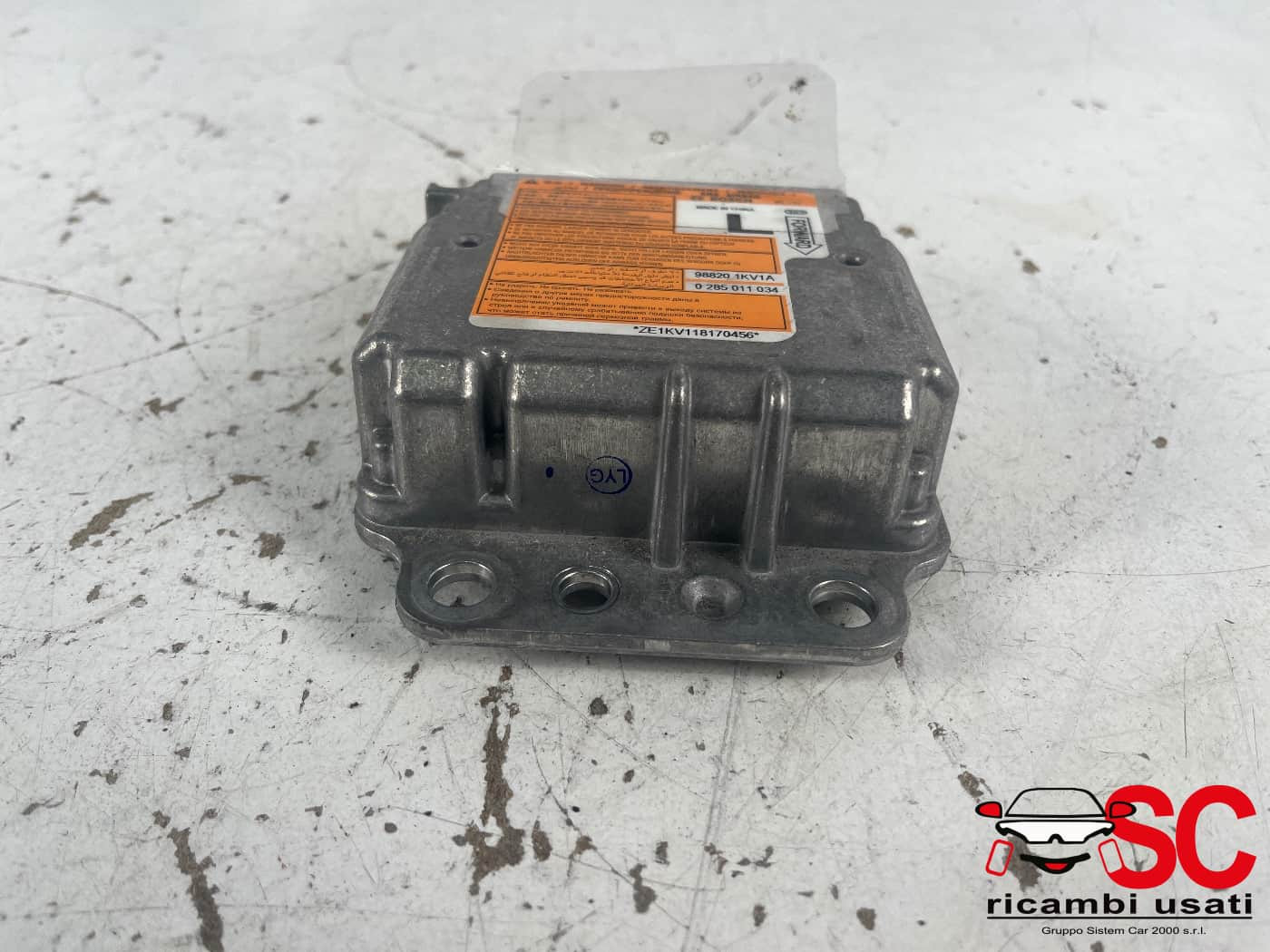 CENTRALINA AIRBAG NISSAN Juke Serie F15 988201KV1A (14>18)