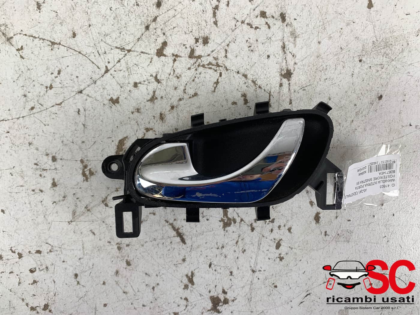 MANIGLIA INTERNA POSTERIORE SINISTRA NISSAN Qashqai Serie 806714EA (14>)