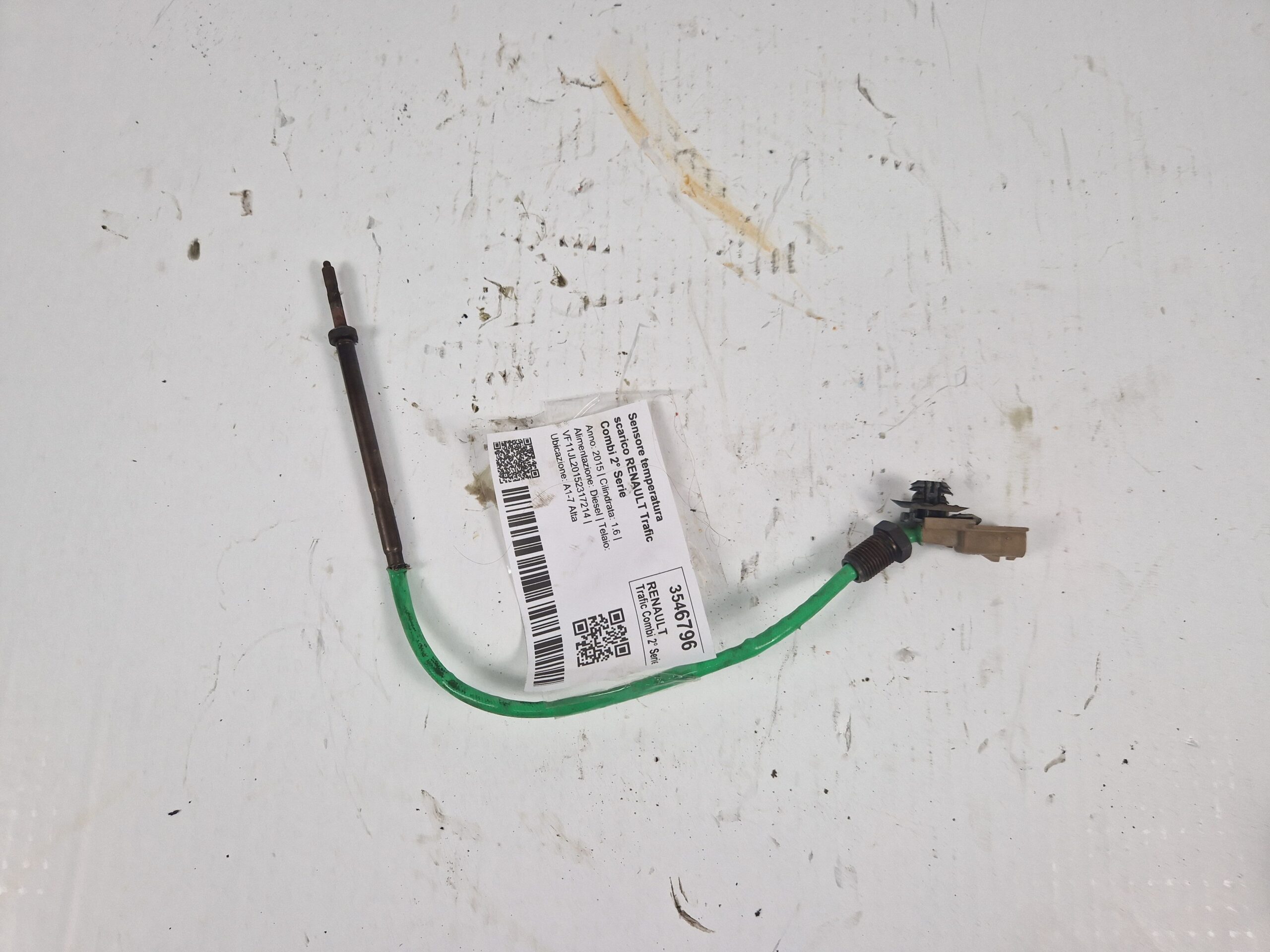 226408367R SENSORE TEMPERATURA SCARICO RENAULT Trafic Combi 2° Serie Diesel 1.6 R9M503